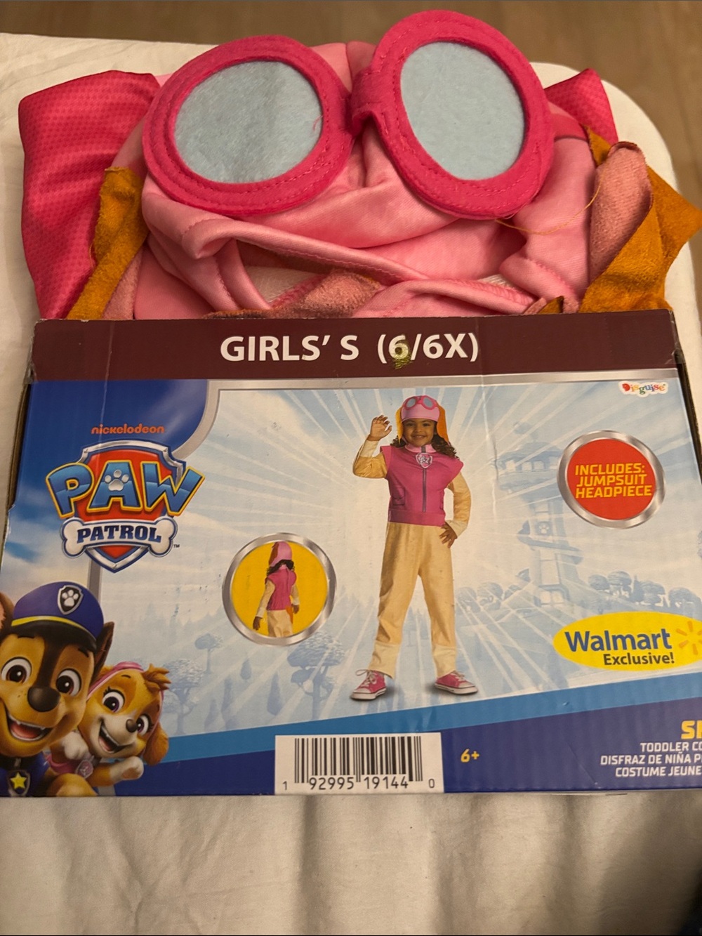 Paw Patrol Skye Costume - Pink and Yellow - Picture 2 of 3